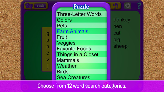 【免費遊戲App】Word Search Jr. - An Educational Game from School Zone-APP點子