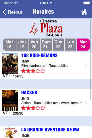 Ciné Réunion screenshot 4