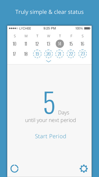 Lychee – Sweet and Simple Period Tracker and Reminder