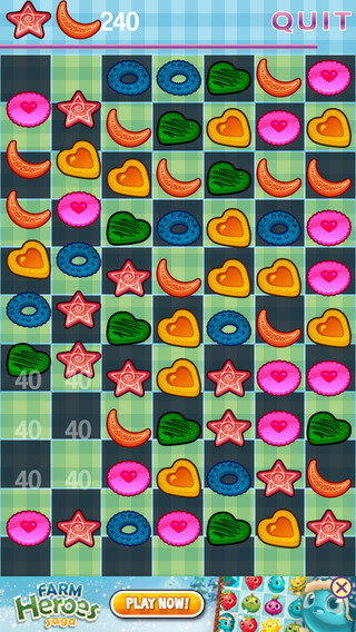 Cookie Bite Treats - Match 3 Puzzle Mania With Jam and Cupcake HD