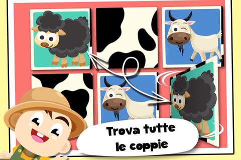 Baby Tommy Farm Animals Cartoon - Barn and farm animal puzzles screenshot 3