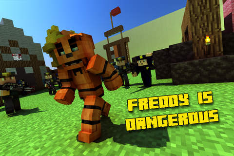 Block Freddy Golden Fazbear 2 - Multiplayer game with skins exporter for Minecraft screenshot 3