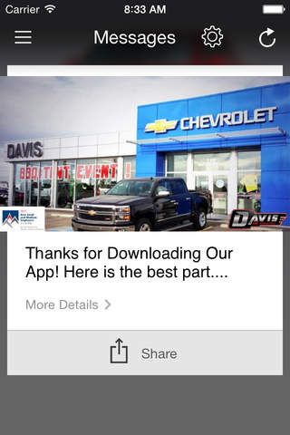 Davis Chevrolet MLink screenshot 3
