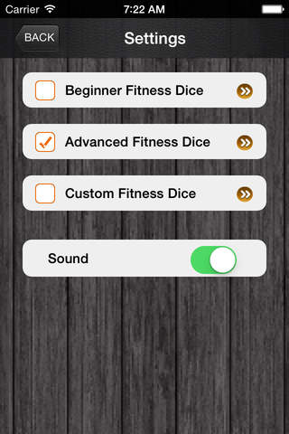 Fitness Dice screenshot 2
