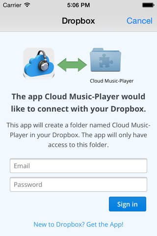 Cloud Music Player PRO screenshot 4