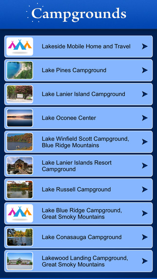 【免費交通運輸App】Georgia Campgrounds Guide-APP點子