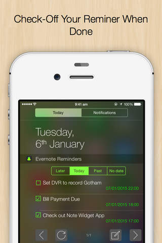 ERA 2: Reminders on your Today Screen For Evernote screenshot 4