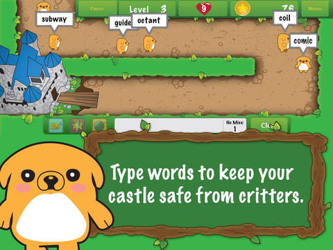 Type Defender - An Educational Spelling Typing Game For Kids