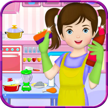 Restaurant Kitchen Cleanup LOGO-APP點子