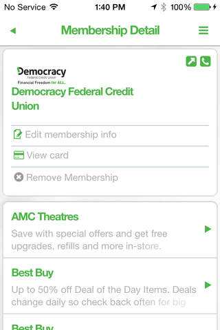 Democracy Federal Credit Union screenshot 4