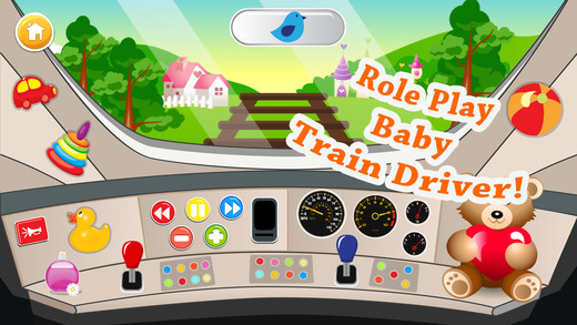 【免費娛樂App】A Baby Train - Role Playing Game For Toddlers!-APP點子