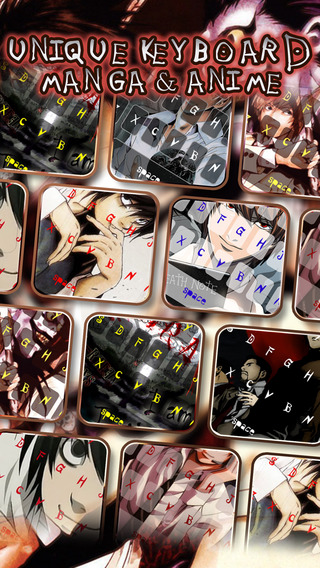KeyCCM – Manga Anime : Custom Cartoon Wallpaper Keyboard Themes For Death Note Edition