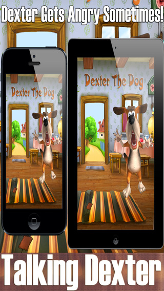 【免費娛樂App】Dexter - The Talking Chatty Dog-APP點子