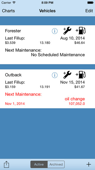 Logbook Fuel and Maintenance Tracker
