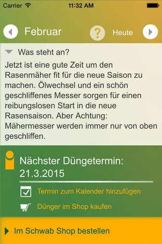 Schwab Rollrasen screenshot 2