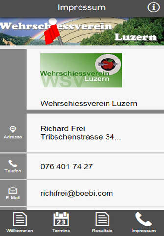Wehrschiessverein Luzern screenshot 2