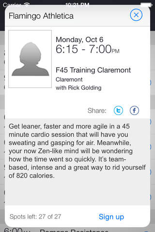F45 Training Claremont screenshot 2