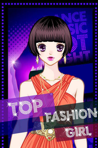 Top Fashion Girl - dress up game for girls screenshot 3