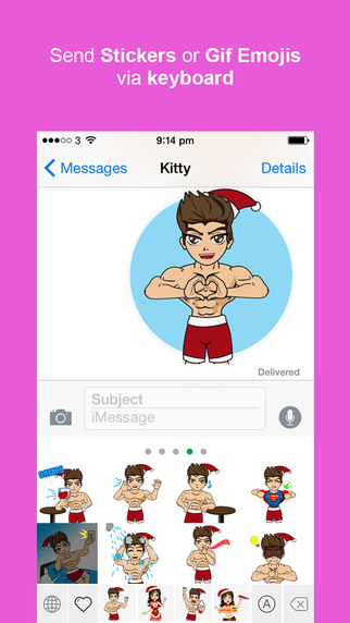 Sexy Keyemoji - Naughty Sticker and Gif Emoji Keyboard - Christmas and New Year Release