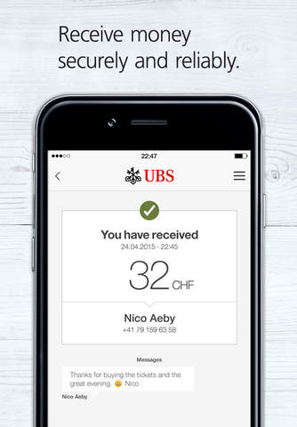 UBS TWINT screenshot 4