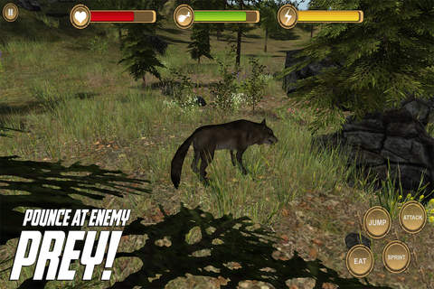 Black Wolf Simulator HD Animal Life screenshot 4