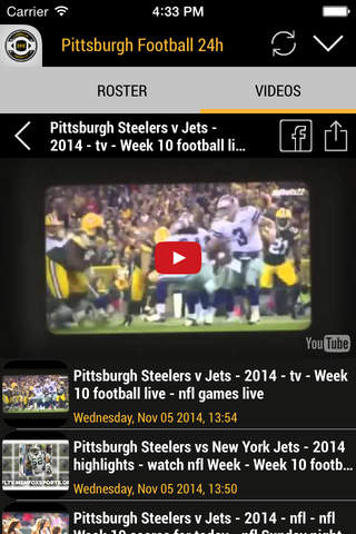 24h News for Pittsburgh Steelers screenshot 2