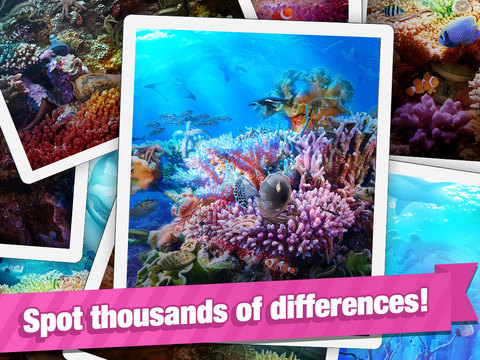 【免費遊戲App】See the Difference? Mermaid Mysteries! Kids Puzzles & Ocean Trivia Games-APP點子