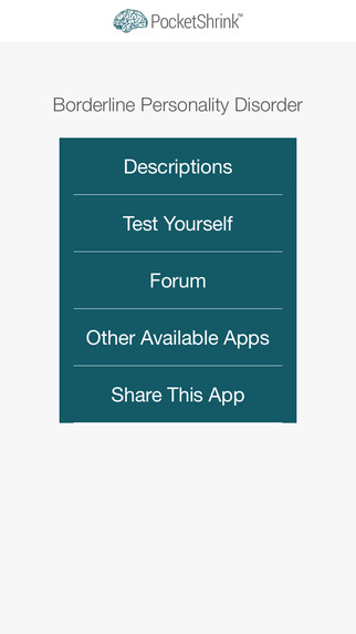 【免費醫療App】Borderline Personality Disorder BPD Test By PocketShrink-APP點子