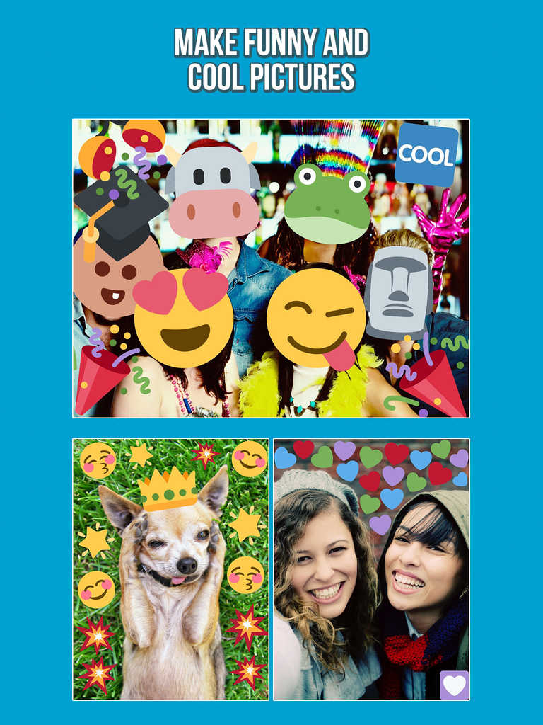 App Shopper Emoji Photo Editor Add Emoticon Stickers to your