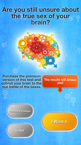 【免費娛樂App】What sex is your brain?-APP點子