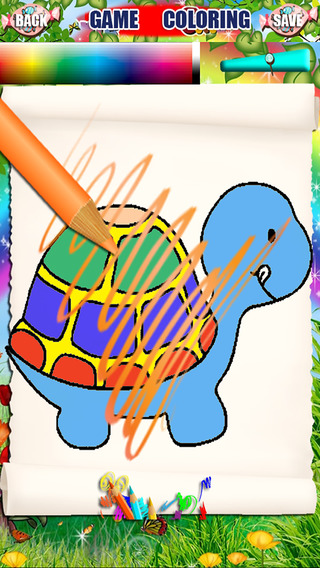 Paint Coloring For Turtle Franklin Version