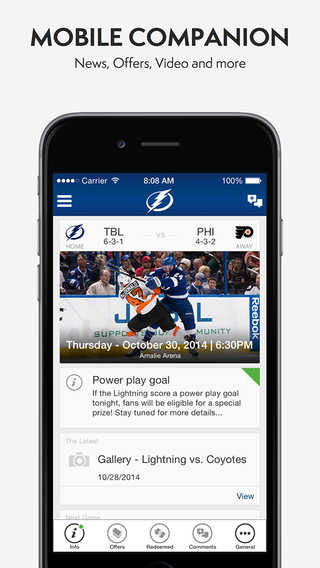 【免費運動App】Tampa Bay Lightning Hockey Club-APP點子