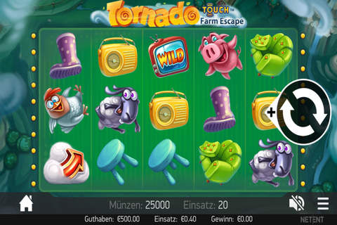 Tornado - Spielautomat 2015 von NetEnt dem Kasino Slot Automaten Spiele Entwickler screenshot 2
