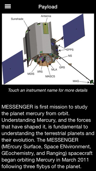 【免費教育App】MESSENGER: NASA’s Mission to Mercury-APP點子