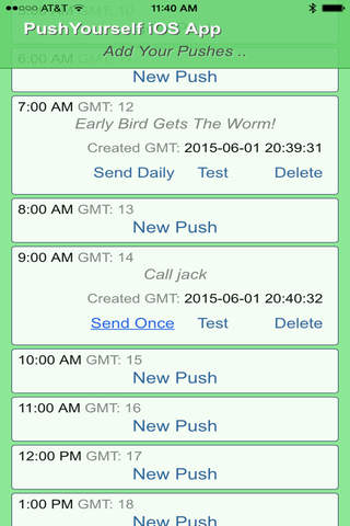 Push Yourself -- Easy Top of the Hour Notices & Reminders screenshot 4