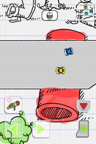 Doodle Kart Raceway - Multi-Player Bluetooth & Game Center race screenshot 3