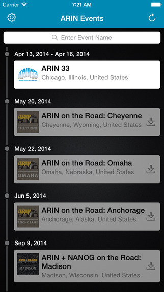 免費下載商業APP|ARIN Events app開箱文|APP開箱王