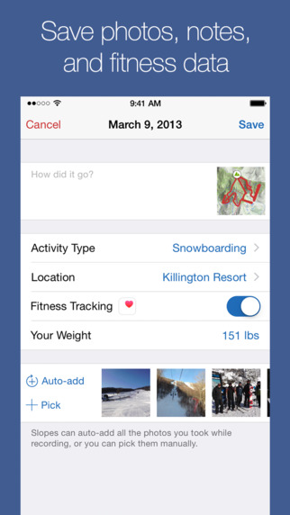 【免費運動App】Slopes: Track skiing & snowboarding speed + vertical and other stats using GPS-APP點子