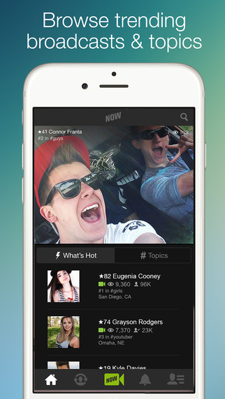 【免費社交App】YouNow: Broadcast, Chat and Watch Live Video-APP點子