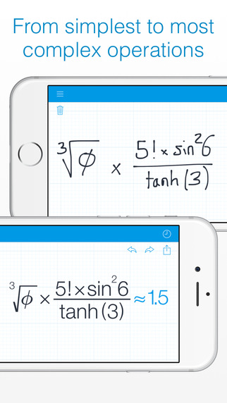 MyScript Calculator - Handwriting calculator Screenshots