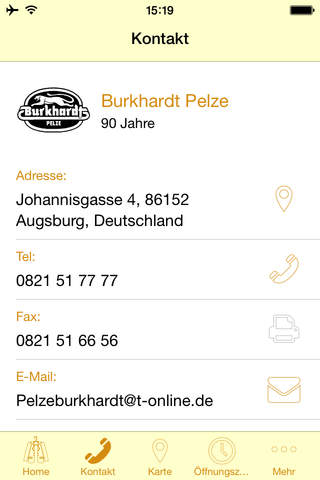 Burkhardt Pelze screenshot 4
