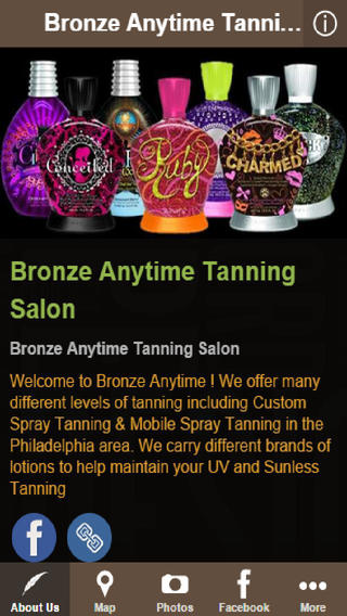 【免費生活App】Bronze Anytime Tanning Salon-APP點子