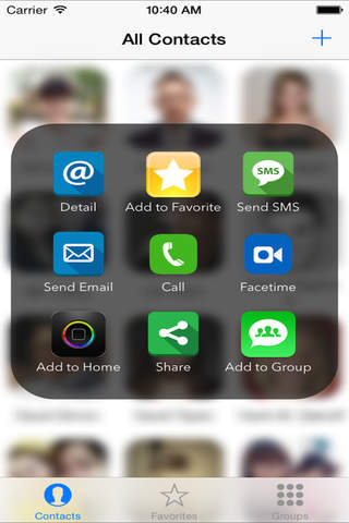 ContactHome - Contact Shortcut icon for Home Screen screenshot 2