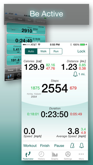 【免費健康App】Footsteps - Pedometer Free-APP點子