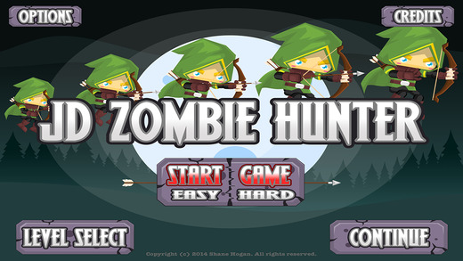 JD Zombie Hunter - Old School Platform Adventure Game