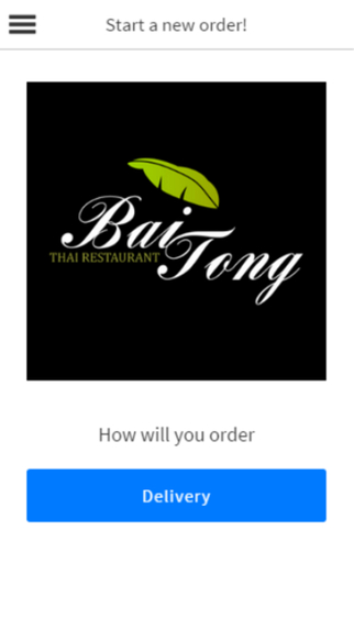 Bai Tong Thai Restaurant Ordering