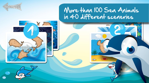 【免費遊戲App】Free Sealife Cartoon Jigsaw Puzzle-APP點子