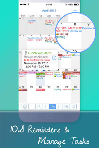 miCalendar Pro - Smart Calendar and Task Manager screenshot 3