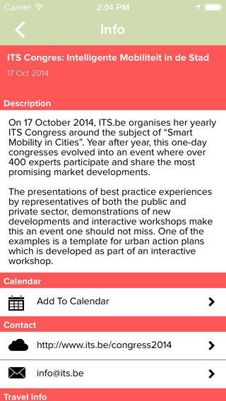 【免費商業App】ITS Congress 2014-APP點子