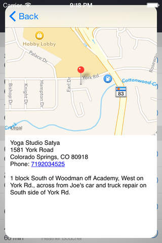 Yoga Studio Satya screenshot 3